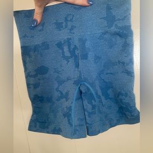 Camo biker shorts